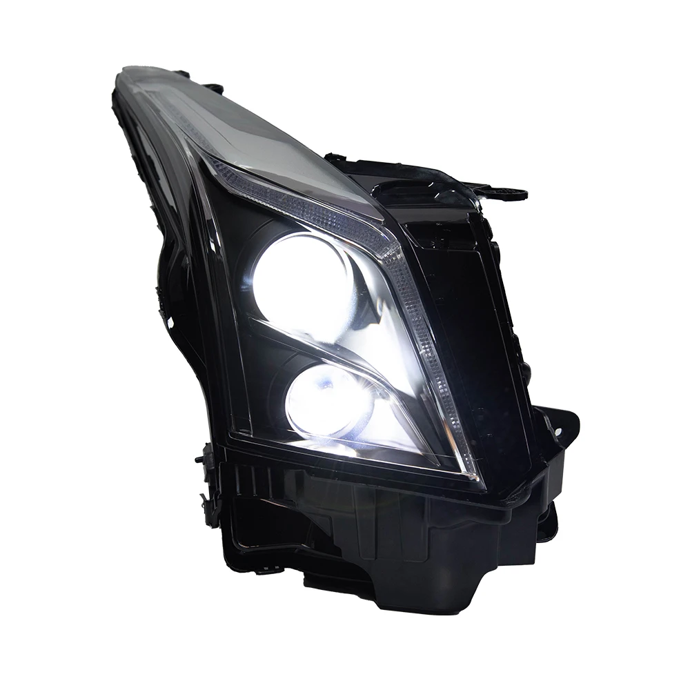 Car Headlights for Cadillac ATS ATS-L 2014-2018 Bifocal Lens Dynamic Accessories Styling LED Auto Headlight Assembly Upgrade