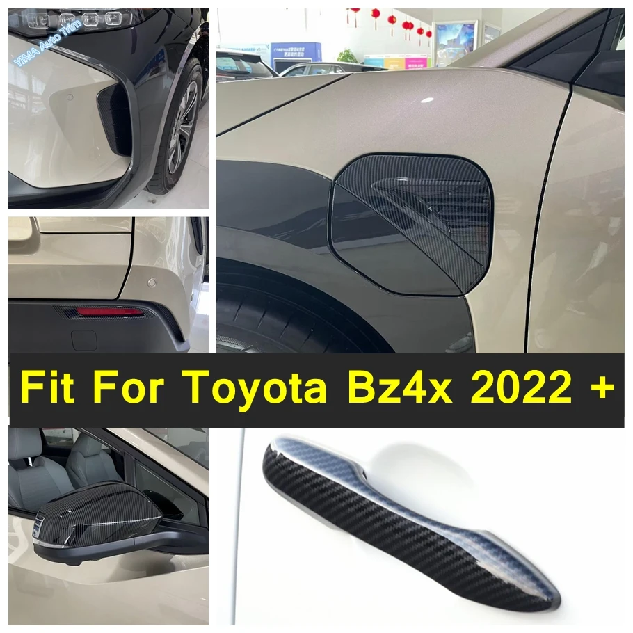 

Car Exterior Body Side Rear Bumper Lip / Rearview Mirror / Door Handle Bowl Accessories Cover Trim For Toyota Bz4x 2022 2023