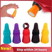 Silicone Wine Bottle Cap Set Whiskey Leak Proof Beer Champagne Bottle Cap Sealer Stoppers Wine Cork Lid Bar Accessories Reusable