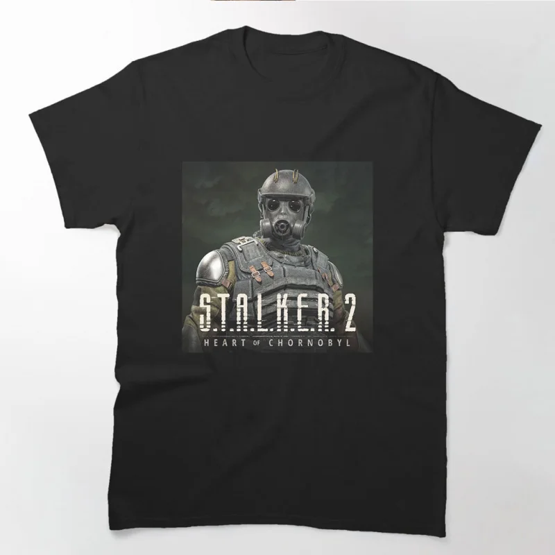 

0813 S.T.A.L.K.E.R. 2 Shadow of chernobyl Danger exclusion zone gift t shirt Videogame Stalker Graphic Clothes All size Tops