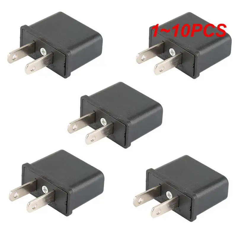 1~10PCS EU Power Plug Adapter Converter European Socket US To EU Plug Adapter Electric Charger Socket Converter Travel Adapter