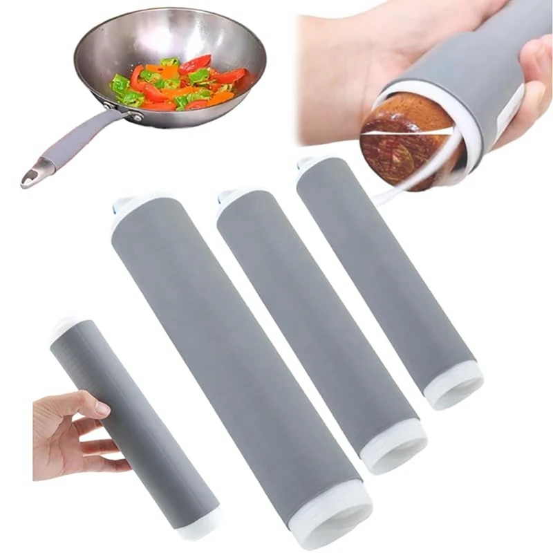 Coperchio in Silicone isolato per manico della pentola, manico caldo in Silicone aggiornato, Set di manici per padella con manico antiscottatura