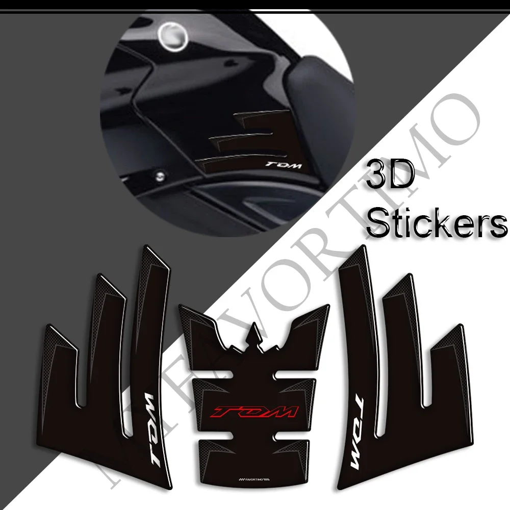 

Motorcycle Protector Protection Gas Fuel Oil Kit Knee Scratch Side Grips Tank Pad For Yamaha TDM 900 TDM900