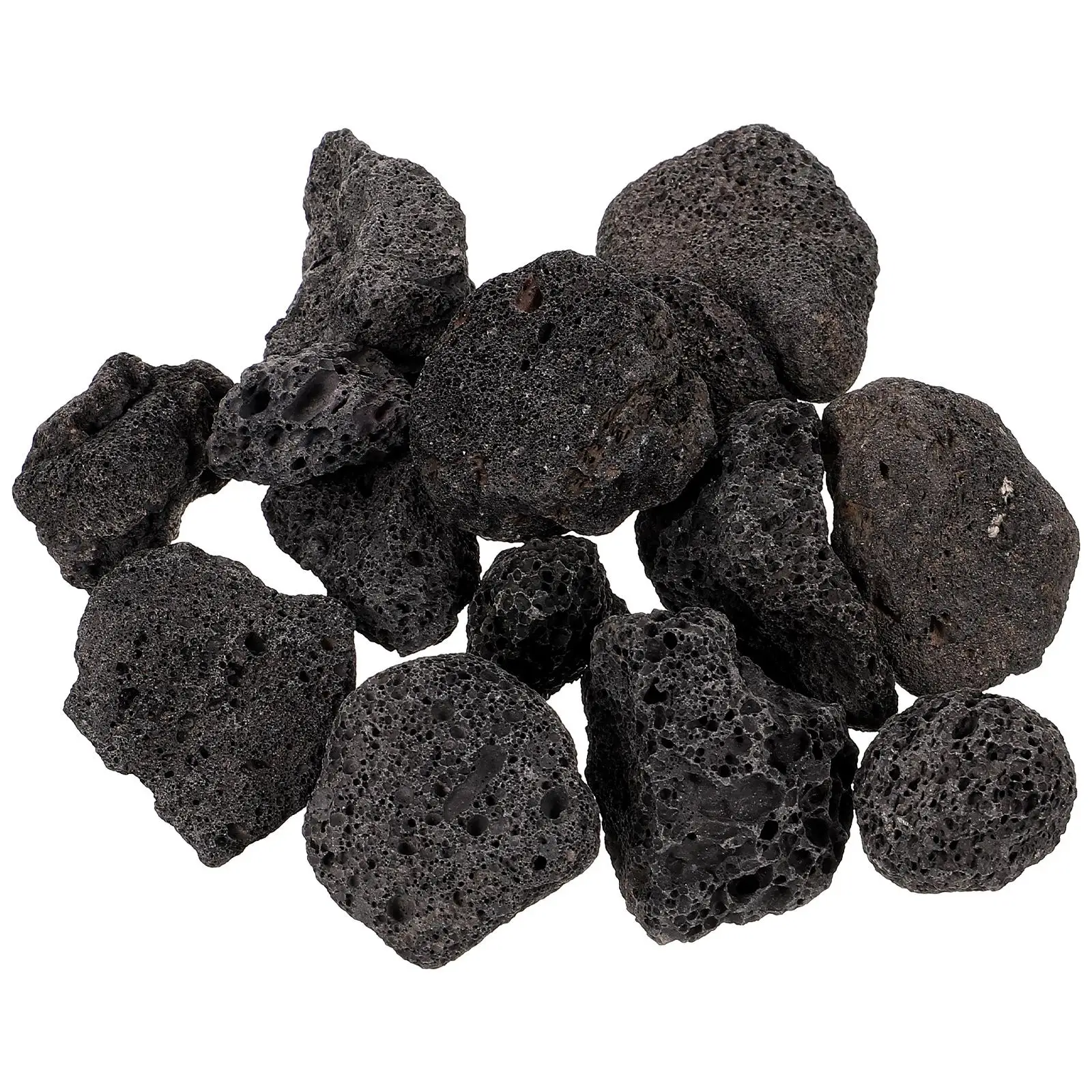 

200g Natural Volcanic Stone Landscaping Decorative Rock for Aquarium Fish Tank Potted Plants 2 4cm Porous Breathable Adsorption