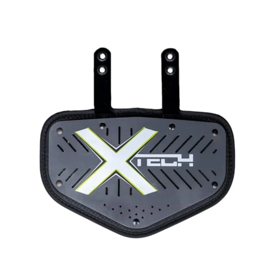 

Vented 5-Sided Football Backplate - Universal Adjustable Back Plates for Adult Mens and High School Players for Football Should