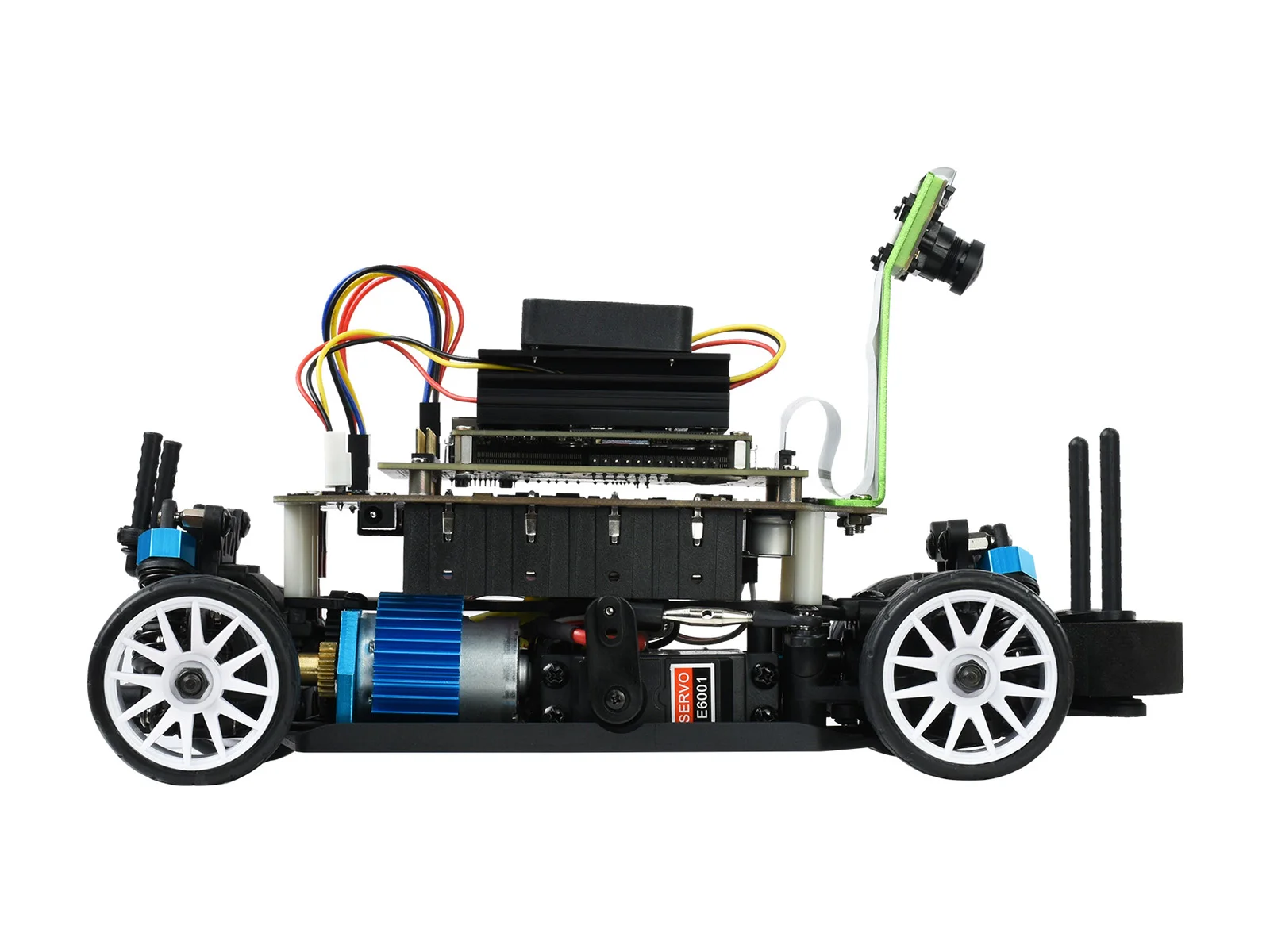 JetRacer Pro 2GB AI Kit Acce، بدون Jetson Nano، حزمة الملحقات، روبوت AI يعتمد على مجموعة المطور Jetson Nano 2GB