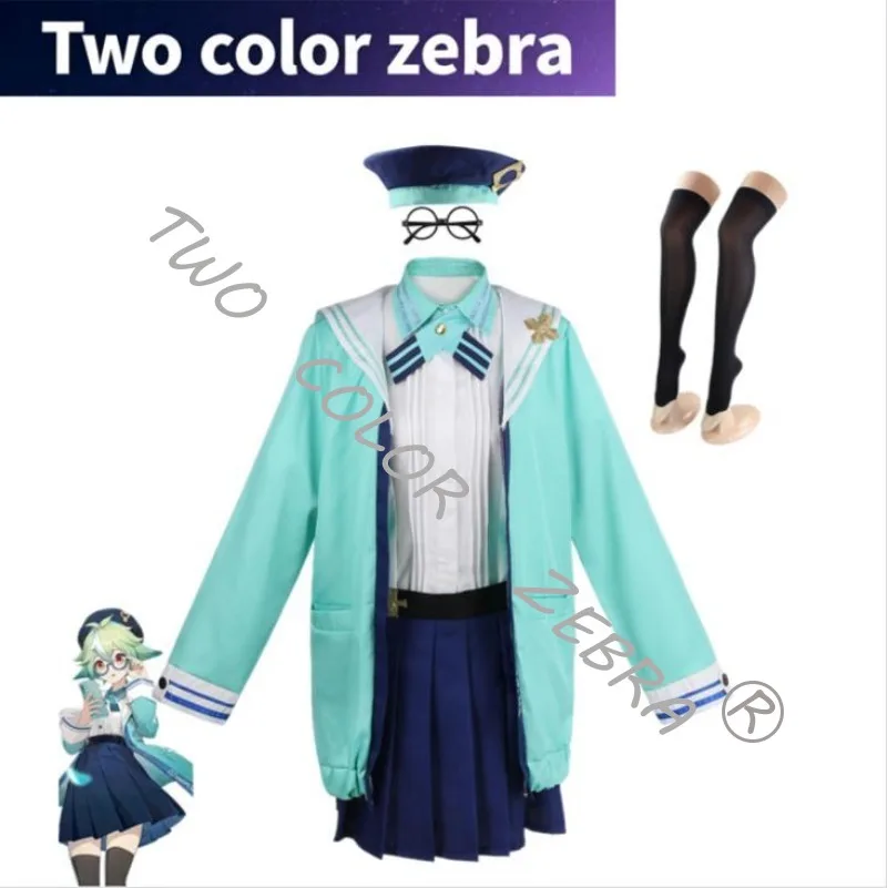 

XIN LAI SEN Cos Saccharose Cosplay Kostüm Uniform Benutzerdefinierte Größe
