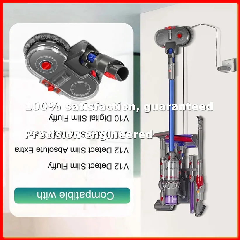 Electric Kit for V10 Slim/ V12 Detect Slim Vacuum Cleaner Part Mop Attachment with Water Reservoir Cloth-A68X