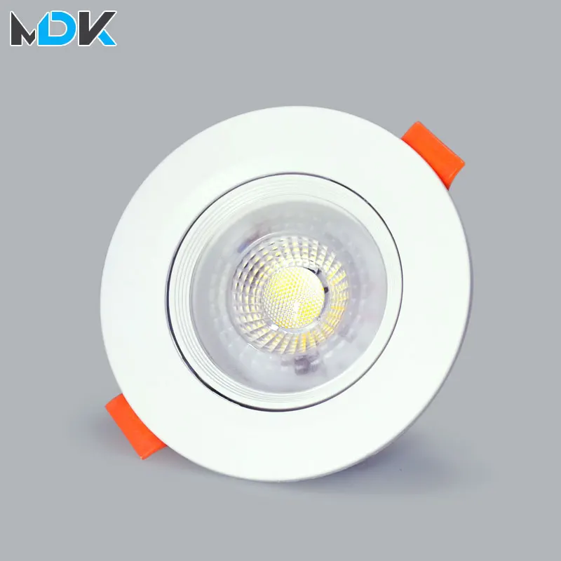 

Embedded LED downlight Angle adjustable ceiling light spotlights 3W 5W 7W 9W 12W rotating AC220V 110V indoor lighting