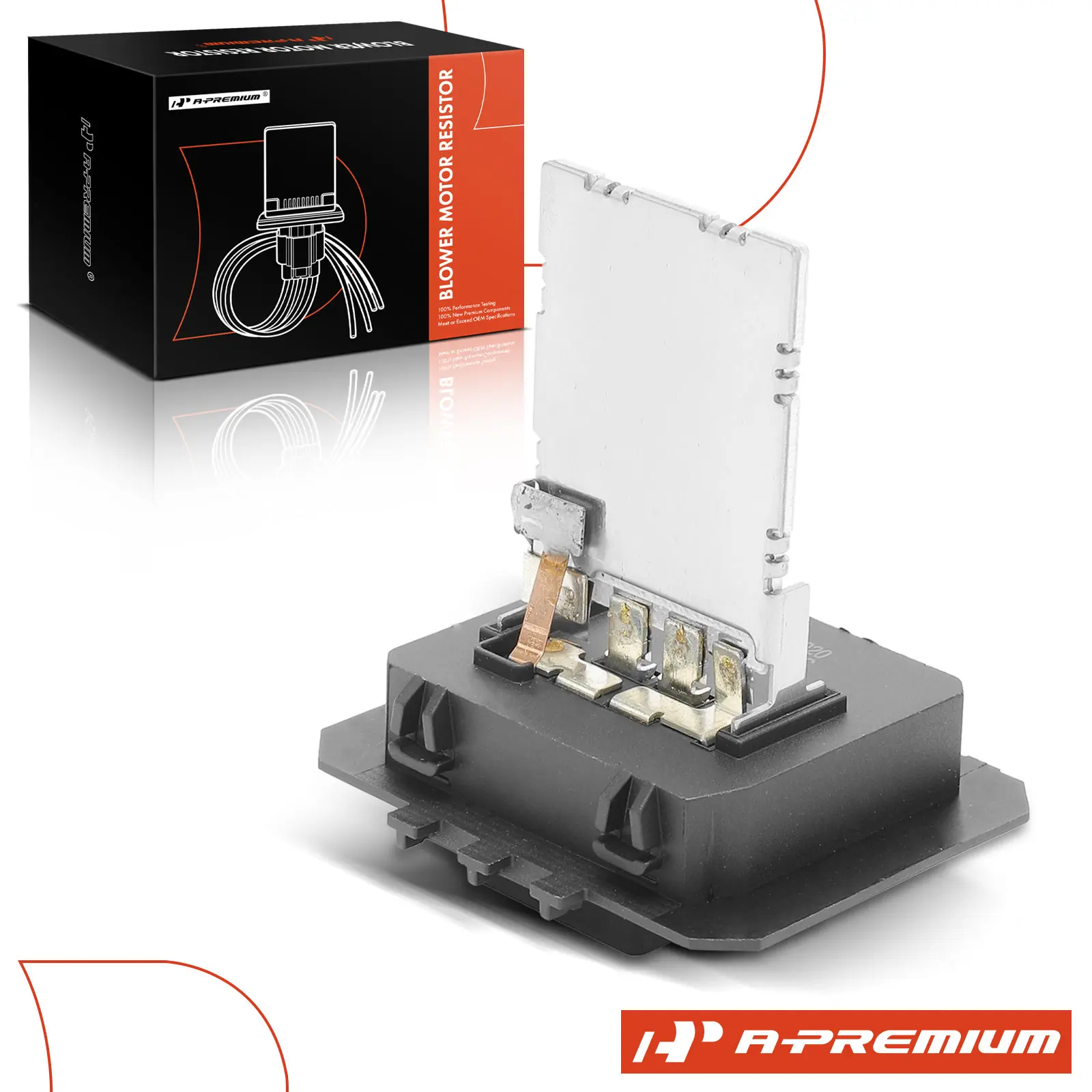 A-Premium HVAC Blower Motor Resistor for Jeep Grand Cherokee Commander 2008-2010