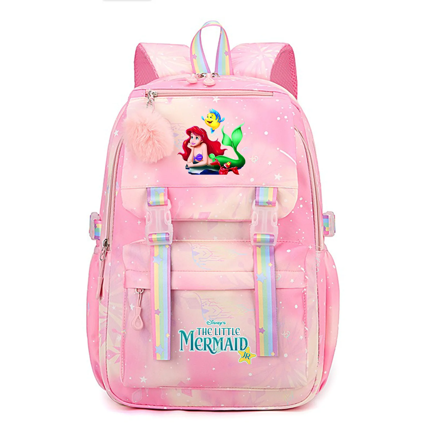 The Little Mermaid Backpack Boy Girl Bookbag Bag Student Teenager Children Knapsack Schoolbag Rucksack Mochila Kid Birthday Gift