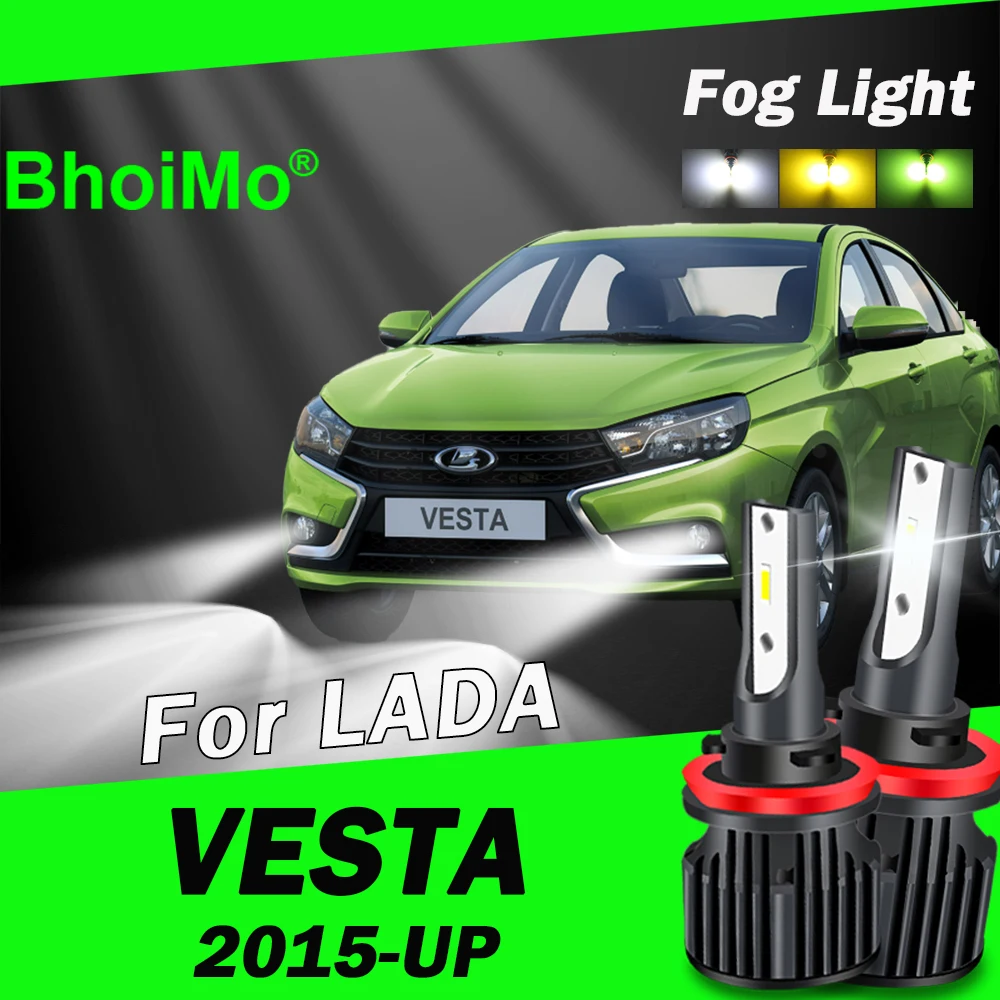 

For LADA VESTA Front Fog Light Lamp 2015 2016 2017 2018 2019 2020 2021 2022 2023 2024 2025 Led Bulb