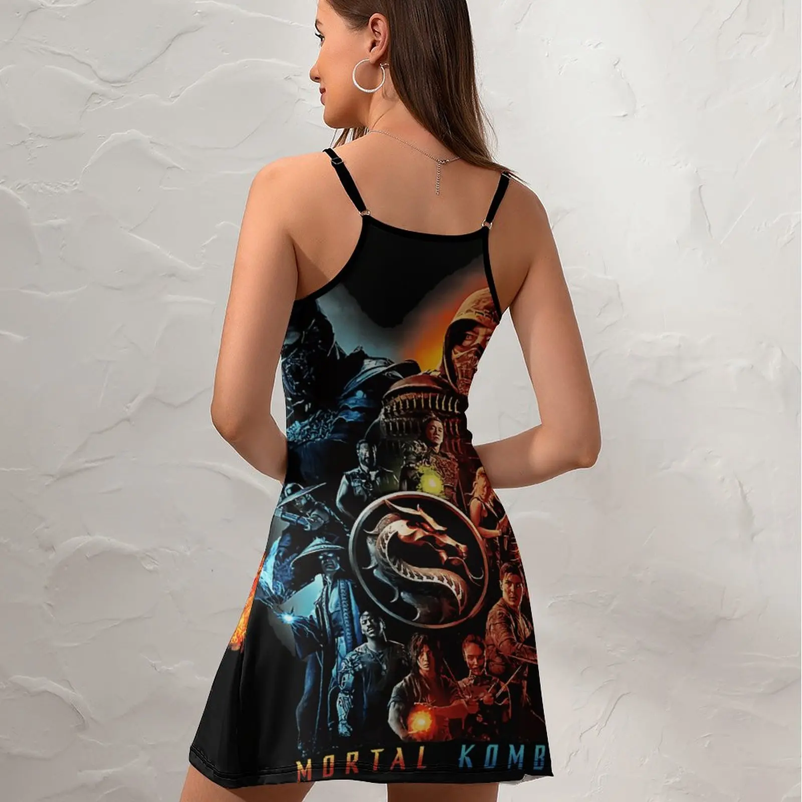 Sexy Mortal Kombat Game Essential For Sale  Women's Sling Dress Sarcastic Cocktails  Woman's Dress The Dress Cute