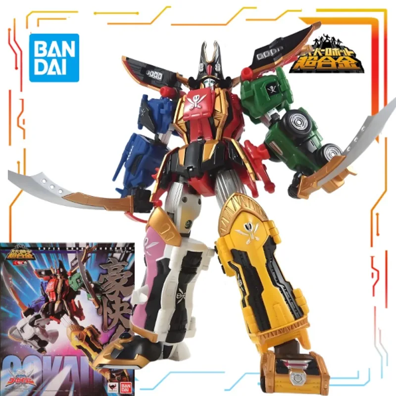 

Bandai Super Robot Superalloy Finished Products Pirate Squad Haokuai King Anime Action Figure Model Toys Model Gifts for Boys