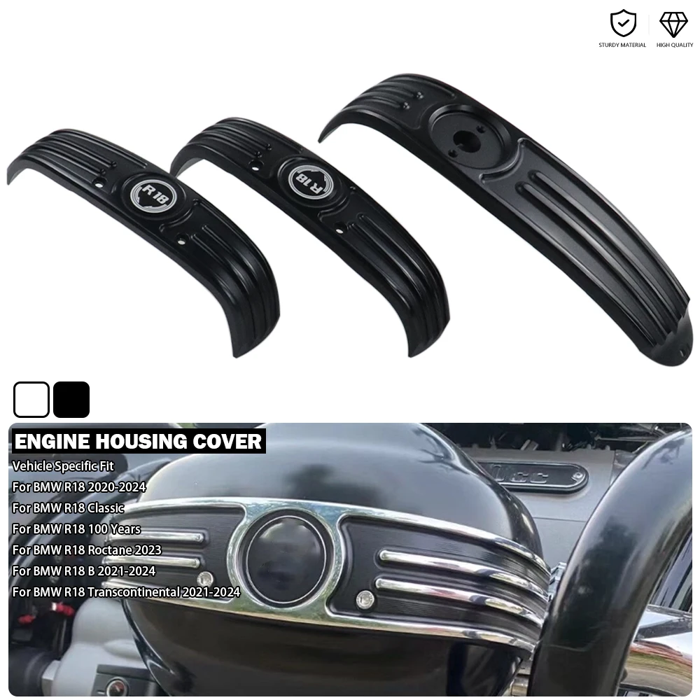 Motorcycle Engine Protection Cylinder Housing Trim Cover Fit For BMW R 18 Classic 100 Years R18B R18 B/Roctane/Transcontinental