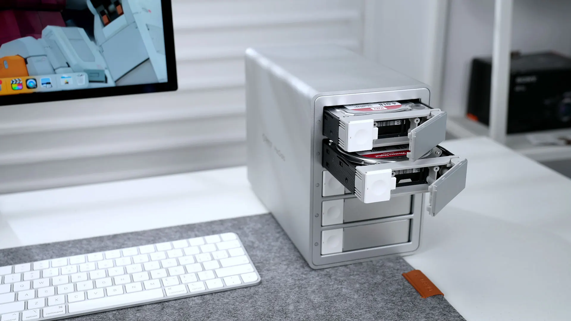 ORICO-Daisy Chain Typ-C 10 Gbit/s HDD-Dockingstation unterstützt RAID 150 W Leistung für Apple Device 5Bay DAS Studio Series 3,5 Zoll – Detail 22