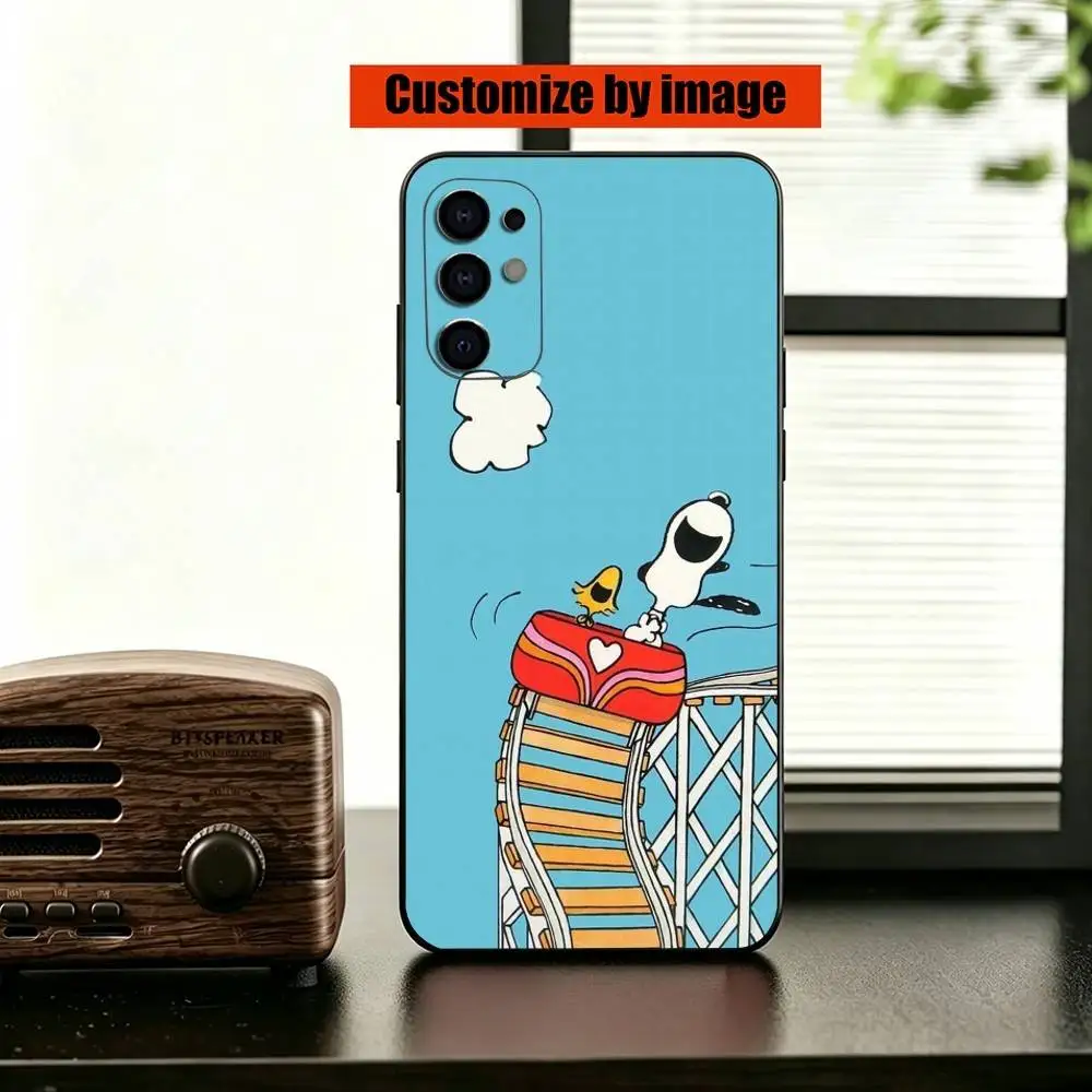 Cute S-Snoopys Gift Cartoon   Phone Case For Samsung S25,S24,S21,S22,S23,S30,Ultra,S20,Plus,Fe,Soft Silicone Black Cover view 5