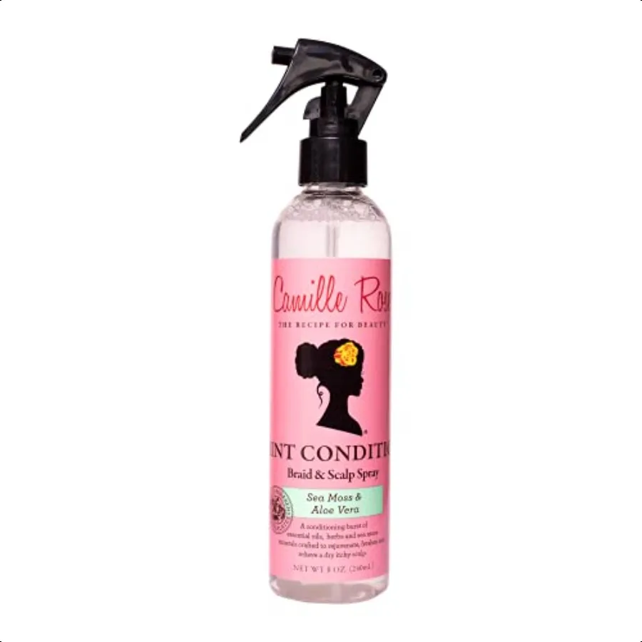 

Mint Condition Braid and Scalp Spray with Aloe Vera and Sea Moss to Hydrate Reduce Breakage and Nourish the Scalp 8 fl oz