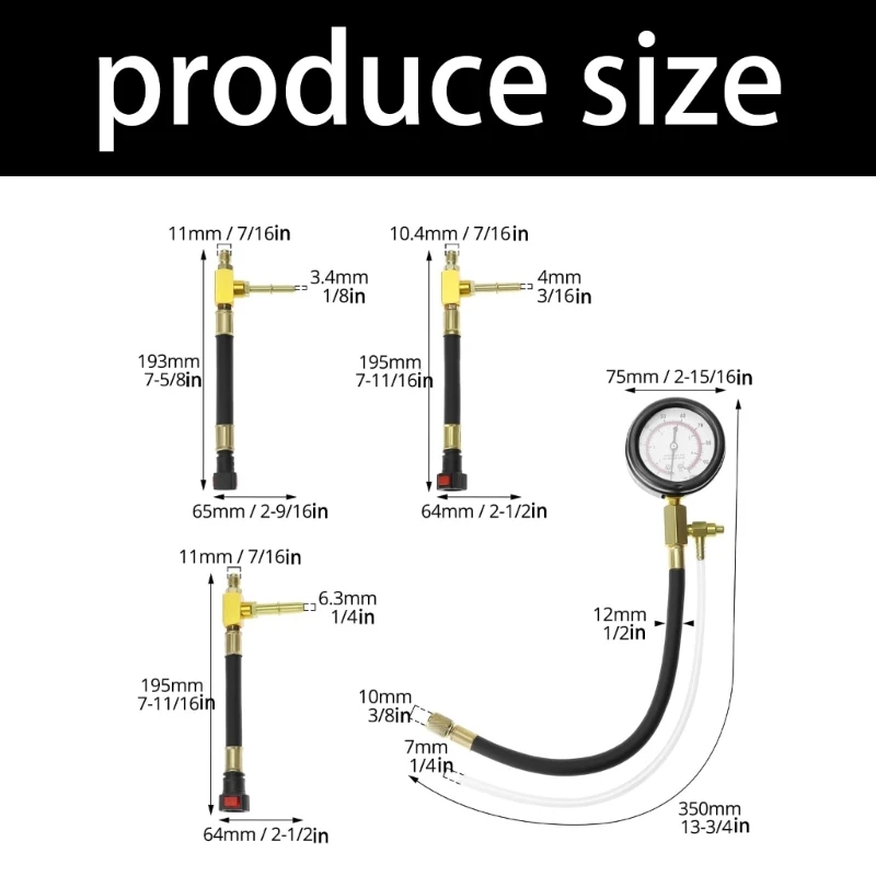High Accuracy Gas Engine System Pressure Test Diagnostic Plastic Metal