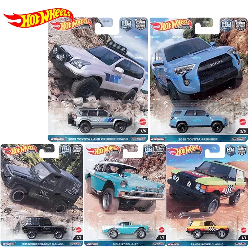 Original Hot Wheel Auto Kultur Modelle Offroad Toyota 4Runneer Land Cruiser Benz G-Klasse Legierung Spielzeug für Jungen Premium-Automobil