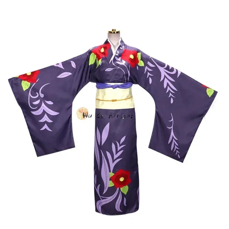 Demon Slayer Kimetsu No Yaiba Anime Cosplay Costume Tamayo Uniform Kimono Cosplay Costumes Halloween Carnival Party Clothes Wig - view 2