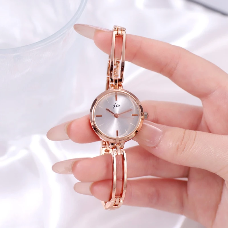 

Модные женские часы с маленьким циферблатом из розового золота, роскошный ремешок из сплава, женские часы-браслет, подарок, Relogio Feminino, кварцевые часы для женщин