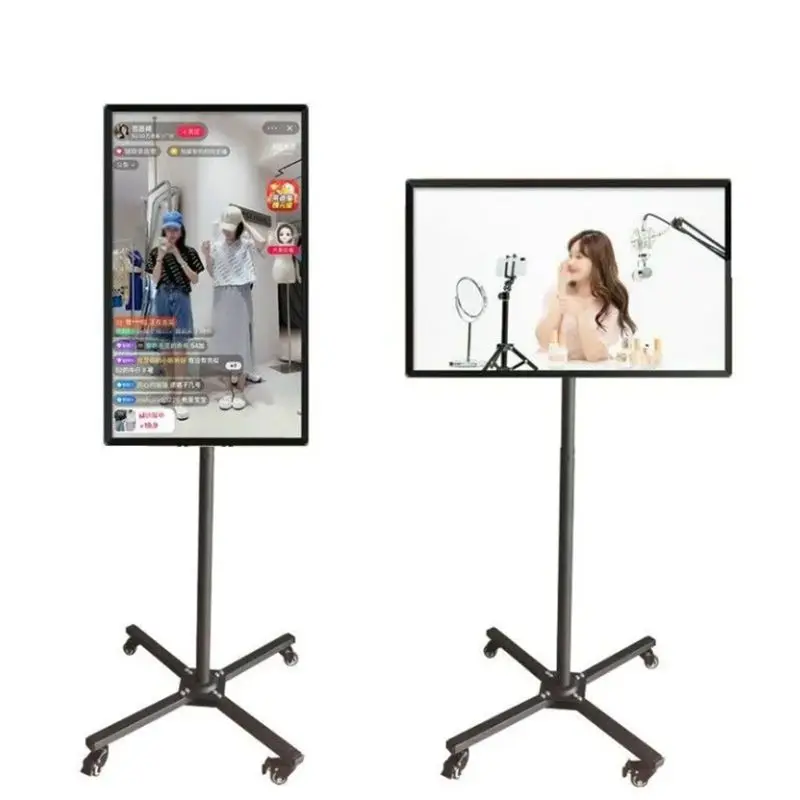 

Suitable for 10-32 Inch Screen Computer Monitor Bracket Floor Type Movable Rotating High-Quality Television Monitor Stand