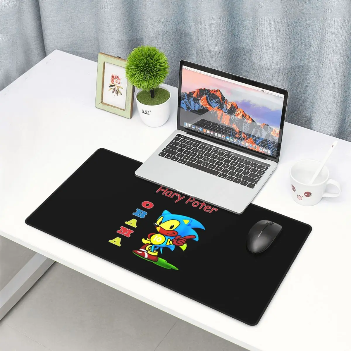 

Large Mouse Pad Obama Backpack Gamer PC Laptop Mats Keyboard Carpet Computer Gaming Office Accessories Desk Mat
