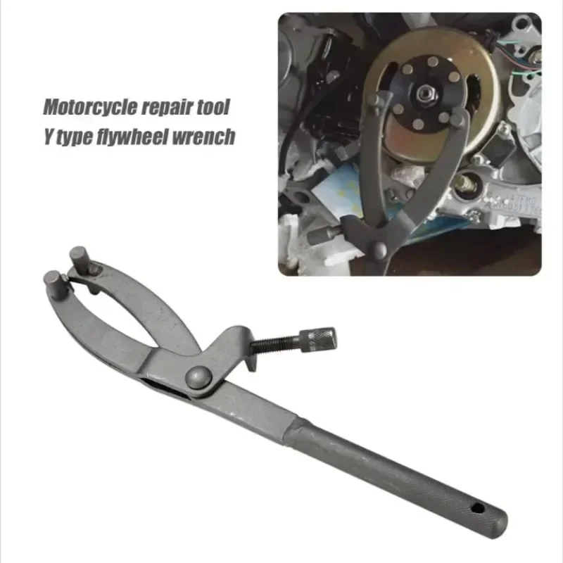 Heavy Duty Universal Variator Clutch Remove Holder Repair Tool Motorcycle Moped Scooter Flywheel Y-type Motorcycle High Quality image 4