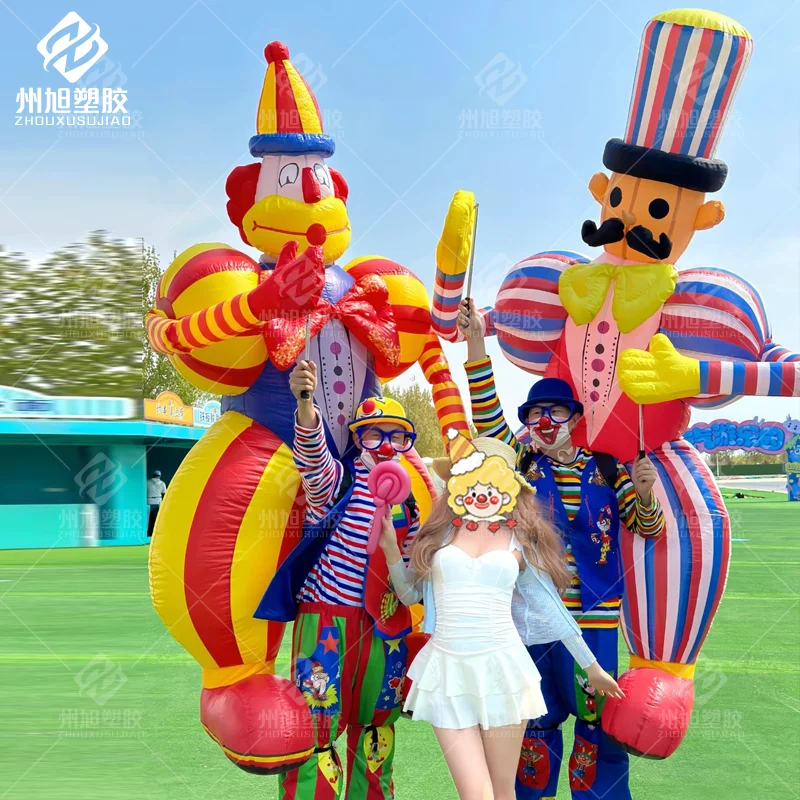 Inflatable Walking Clown, Inflatable Puppet, cartoon Giant Costume Customization, Dancing, Shopping Mall Parade, Bar Performance
