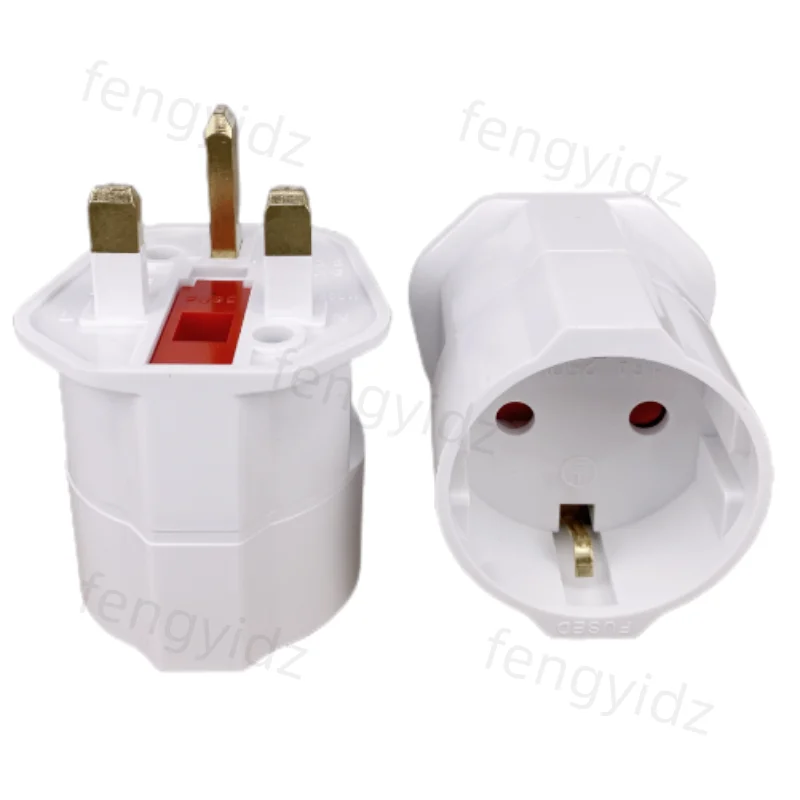 Universal 13a 250V copper EU Korea germany france Russia to HK UK Power adapter fused plug Singapore Malaysia Converter type G