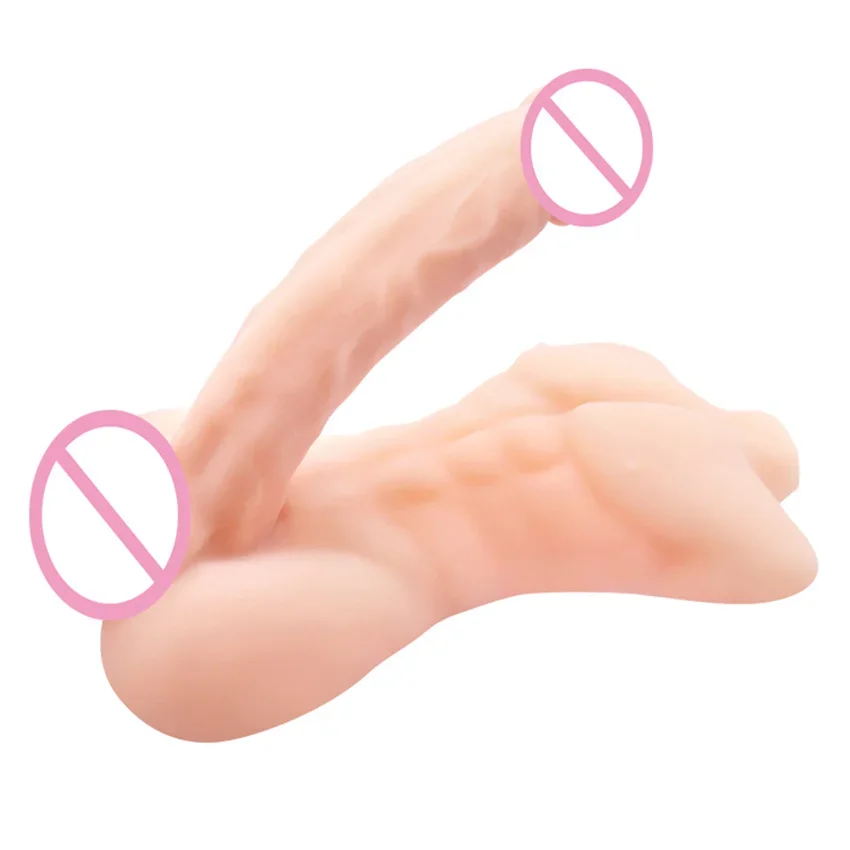 Male Torso Half Body Sex Doll Toy Dildo with Vibration Female Masturbation Gay Prostate Massager Anal Vibrator Ass Plug Sexyshop