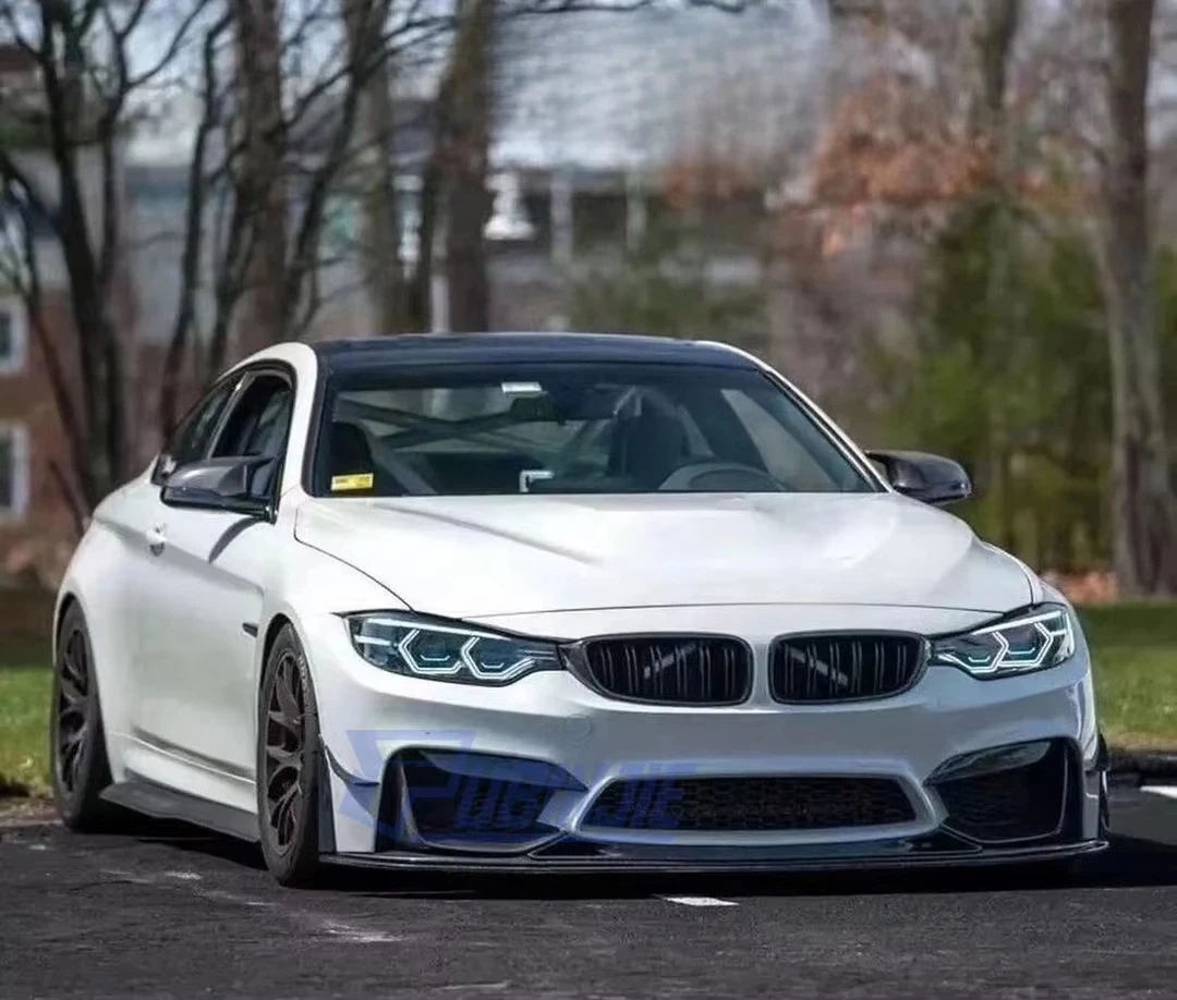 Complete OEM Facelift Conversion & Custom BuildHigh Quality R Style Carbon Fiber Front Bumper Front Lip For M3 M4 F80 F82 Body
