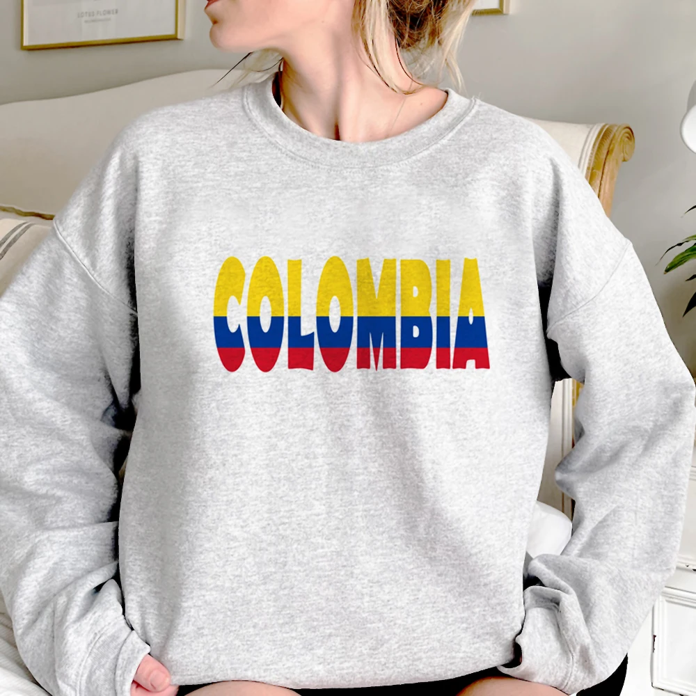 Colombia hoodies women streetwear gothic sweater women anime Pullover