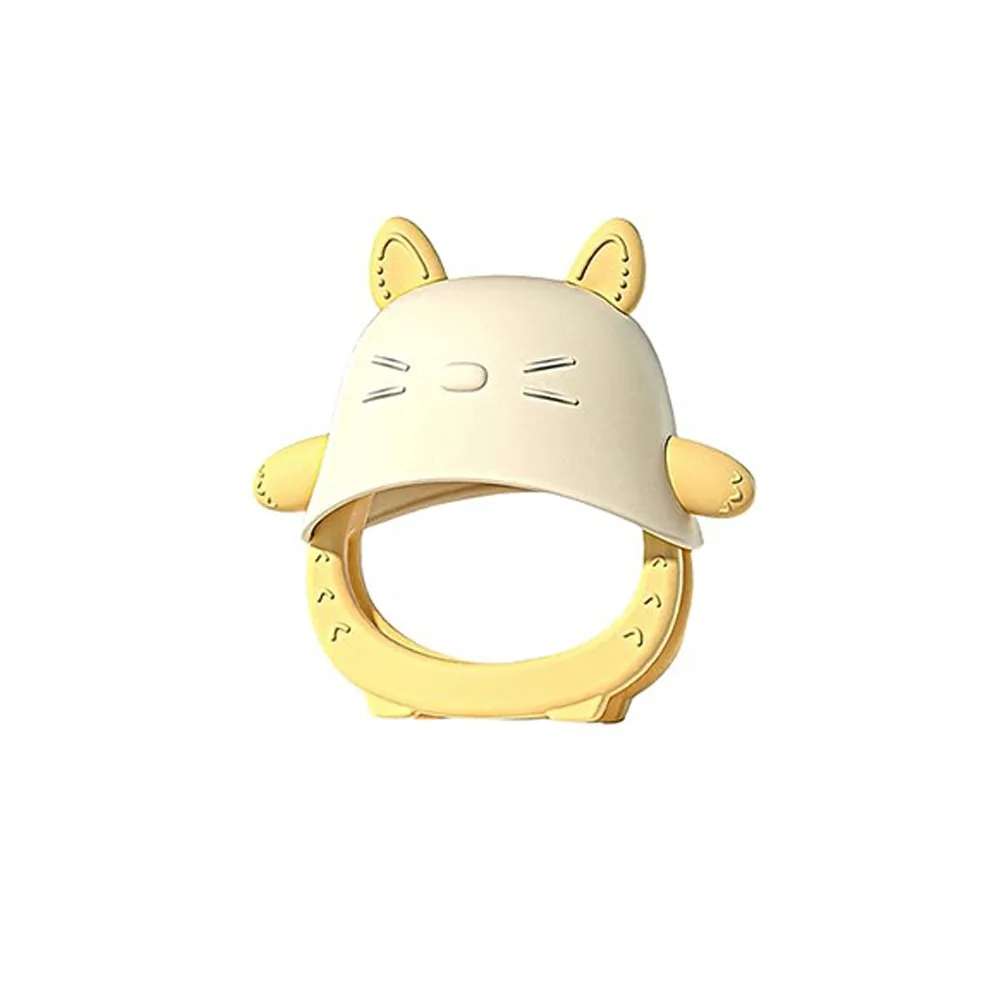 

Food-Grade SiliconeTeething Mittens with Adjustable Strap Anti-Sucking Glove Chew Toy Soft Soothes Gum Discomfort Baby Tooth Gel