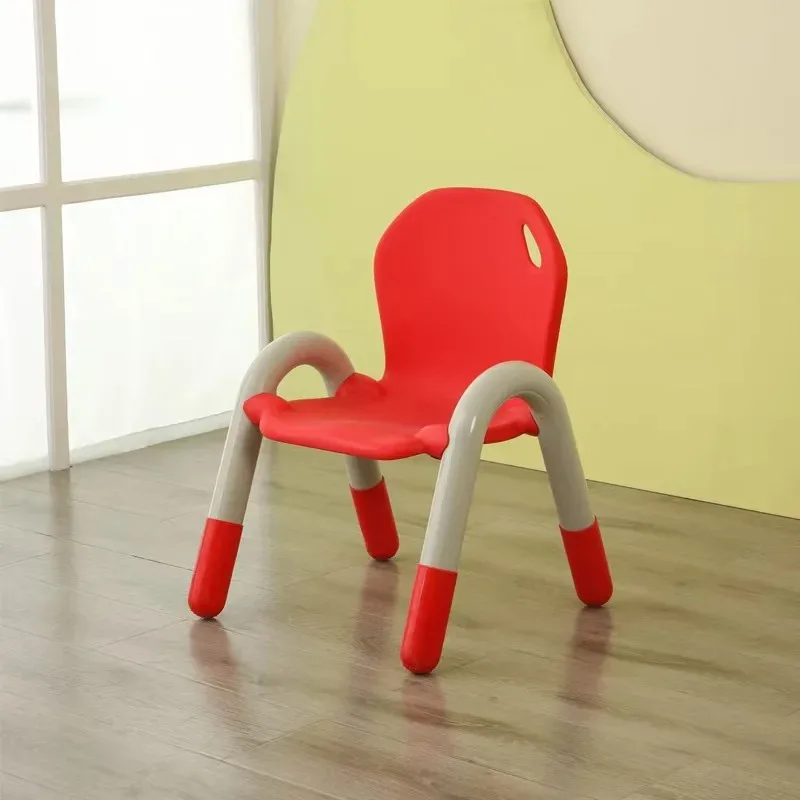 children's-thick-anti-slip-armchair-baby-backrest-household-seat-kindergarten-student-stool-child-plastic-chair-Детский-Стол