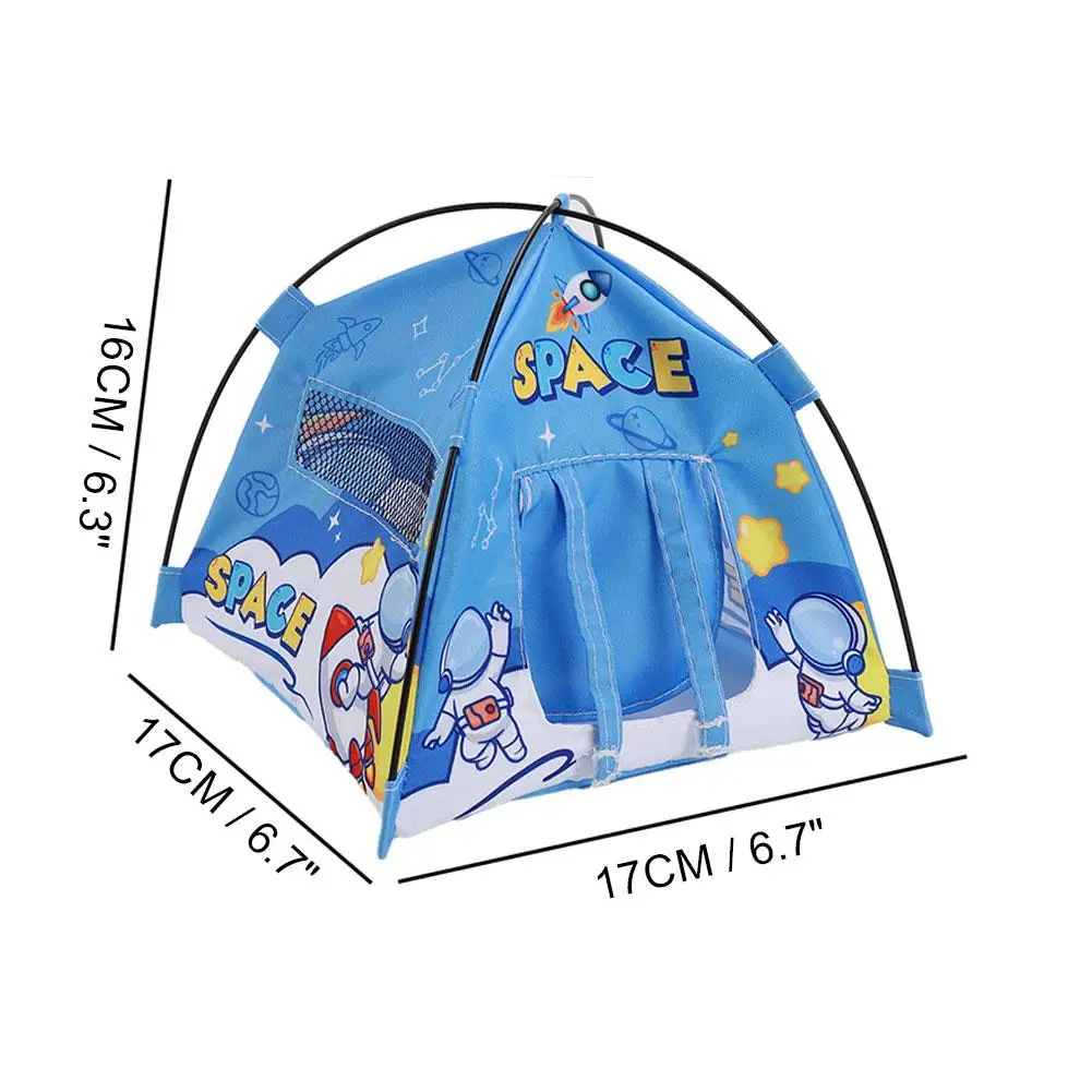 Dollhouses Miniature Camping Tent, 6.7 Inch Realistic Doll House Tent, Handmade Mini Tent For Diorama Displays