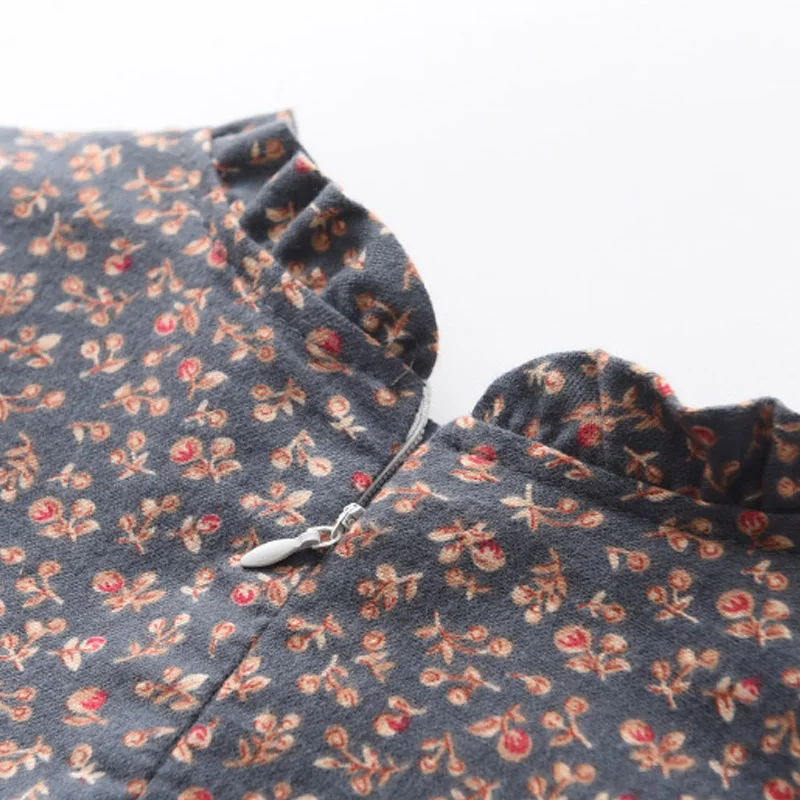 Bär Führer Neue Herbst Mädchen Kleid Frühling Kinder Prinzessin Kleid Casual Blumen Kostüme Kinder Kleidung Blumen Kleider 2-8 Jahre – Detail 13