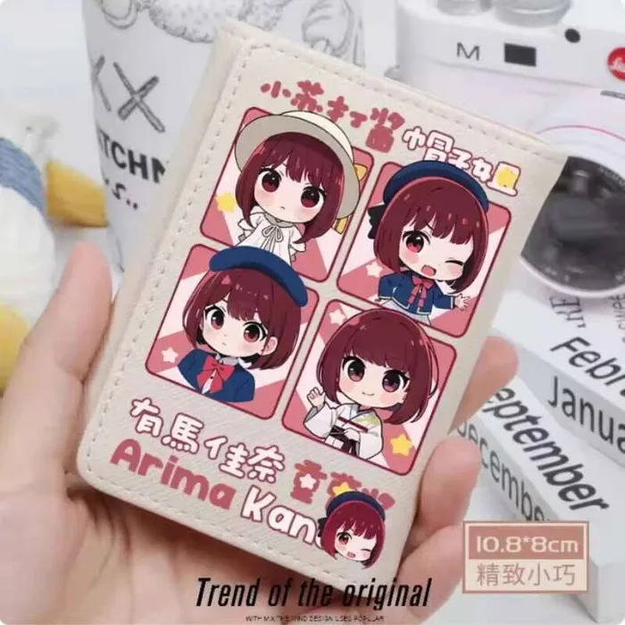 

Аниме OSHI NO KO Arima Kana модный кошелек из искусственной кожи, кошелек для карт, засов для монет, сумка для денег, подарок для косплея B1702 аниме