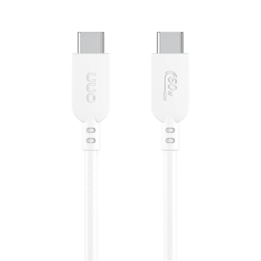 10 feet USB-C to USB-C Charging Cable, USBIF Certified, White - Compatible with iPhone 16 Series, iPhone 15 Series, Samsung Gal