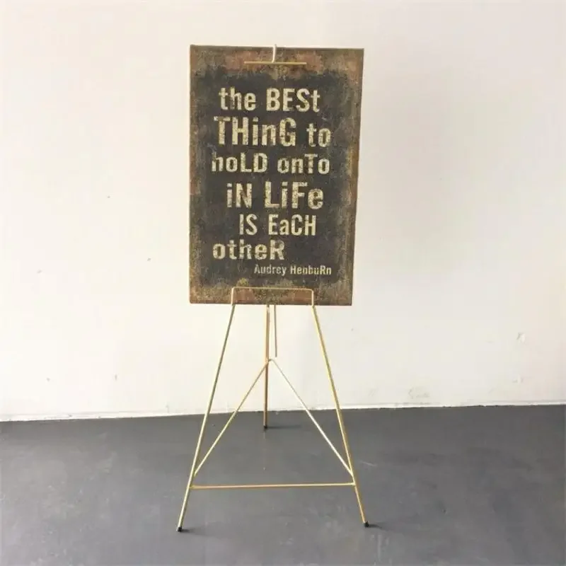 New European Iron Acrylic Display Stand 10Pcs for Wedding Decor, Photo Frames, Oil Paintings, Shopping Mall Opening Event Props
