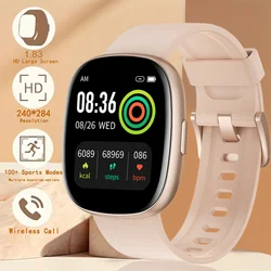 Voor Android Xiaomi Sport GPS Smart Horloge Vrouwen 1.83 ''HD AMOLED Full Touch Screen IP68 Waterdichte Bluetooth Oproep Smartwatch 2024