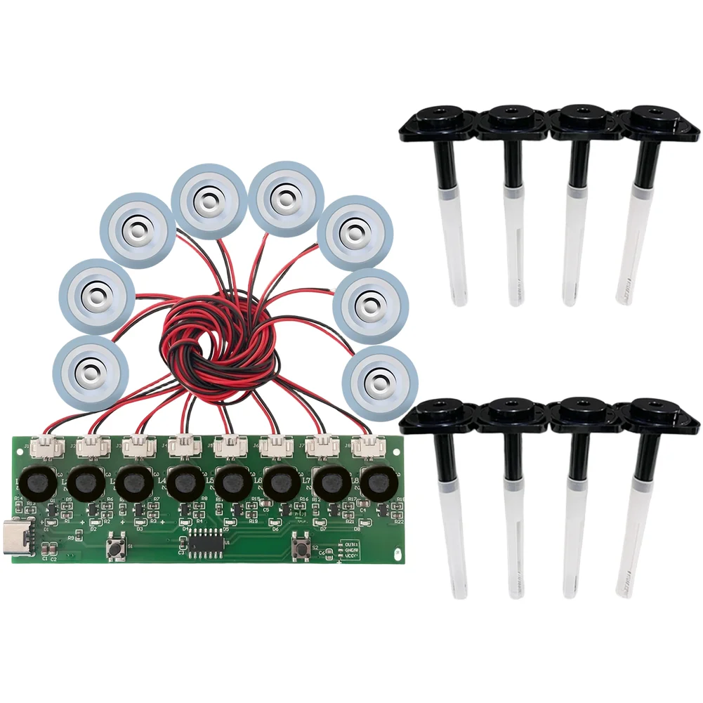 Quiet Operation Humidifier Control Panel Module with 8 Nozzles and Noise Level Under 36dB for Home and Plant Humidification