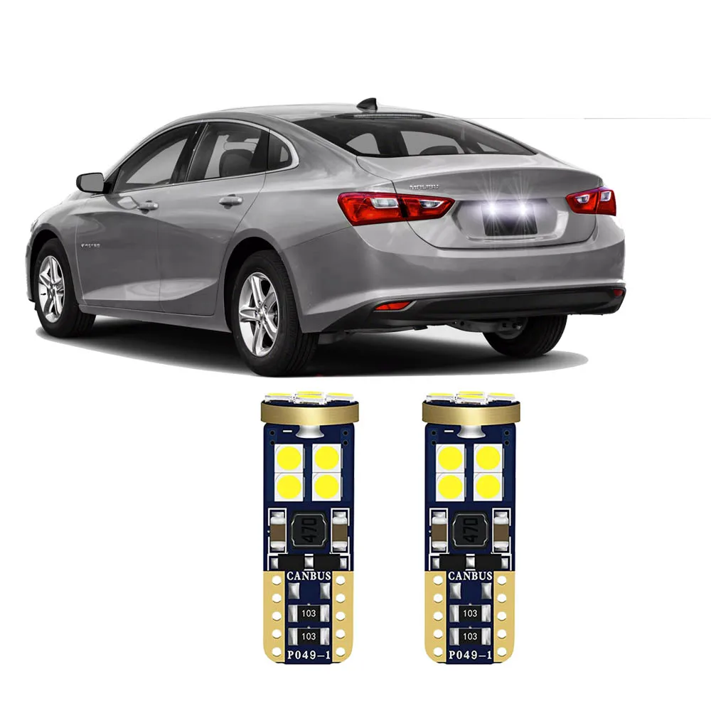 

2Pcs Canbus LED License Plate Light Bulbs For Chevrolet Malibu 1999-2024 Led Number Plate Light