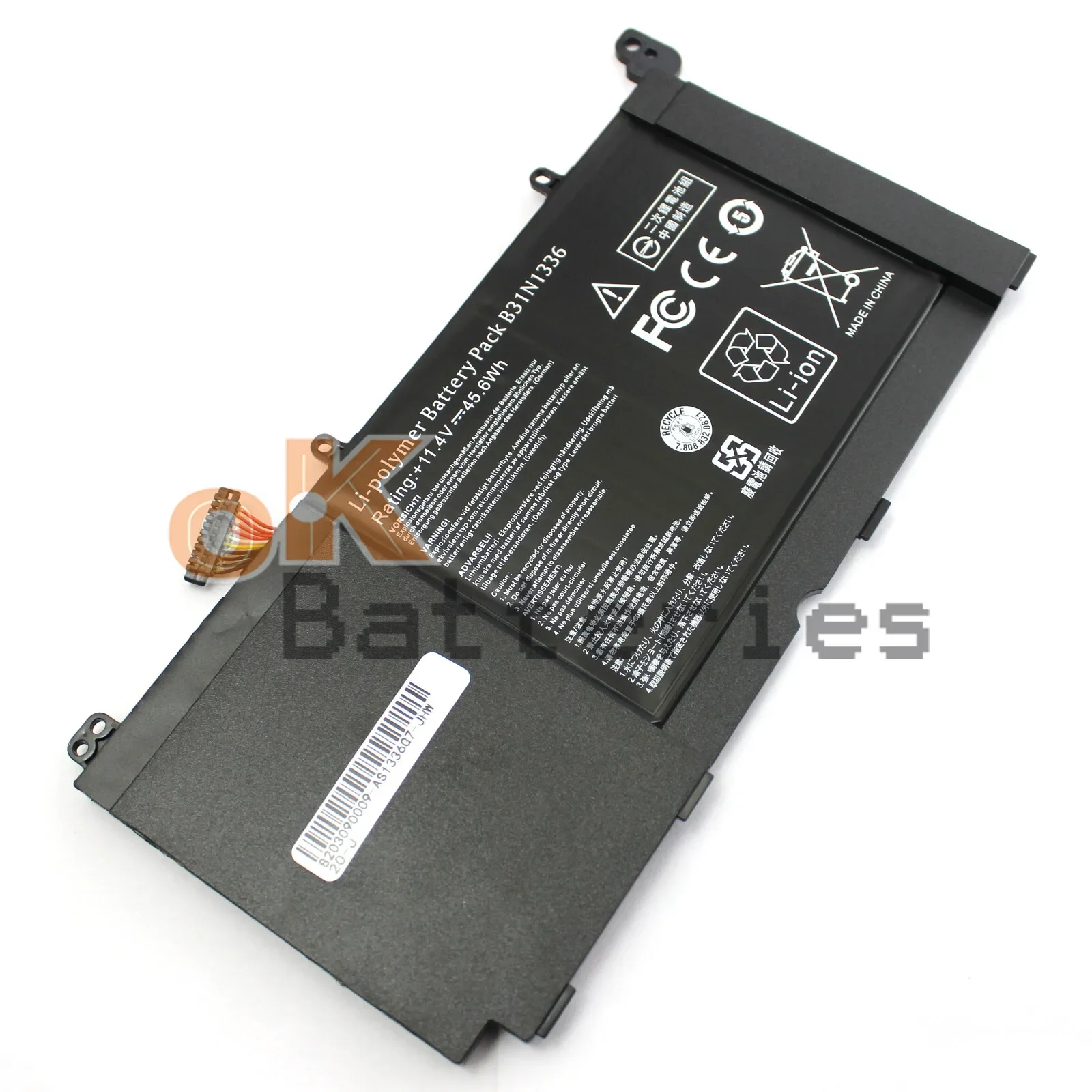 

Аккумулятор для Asus Vivobook S551 R533L R553LF K551L C31-S551 B31N1336