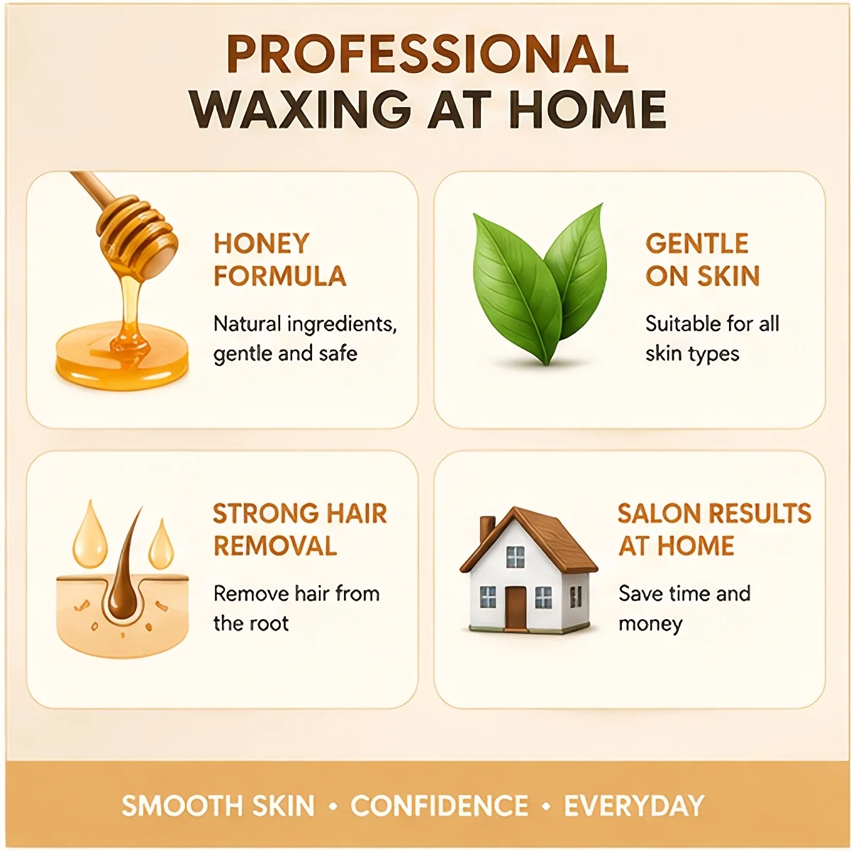 Salon-Qualität Honig-Wachs-Set – Hair Care Honey Bewertung und Preis