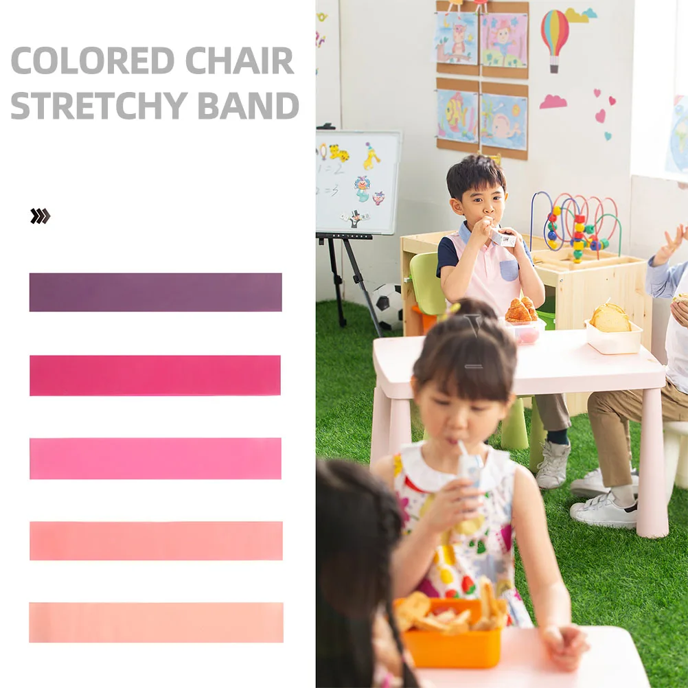 

20 Pcs Strap Elastic Band Chair Bands Sensory Stretchy Chairs Leg Relaxing Children Tpe Flexible