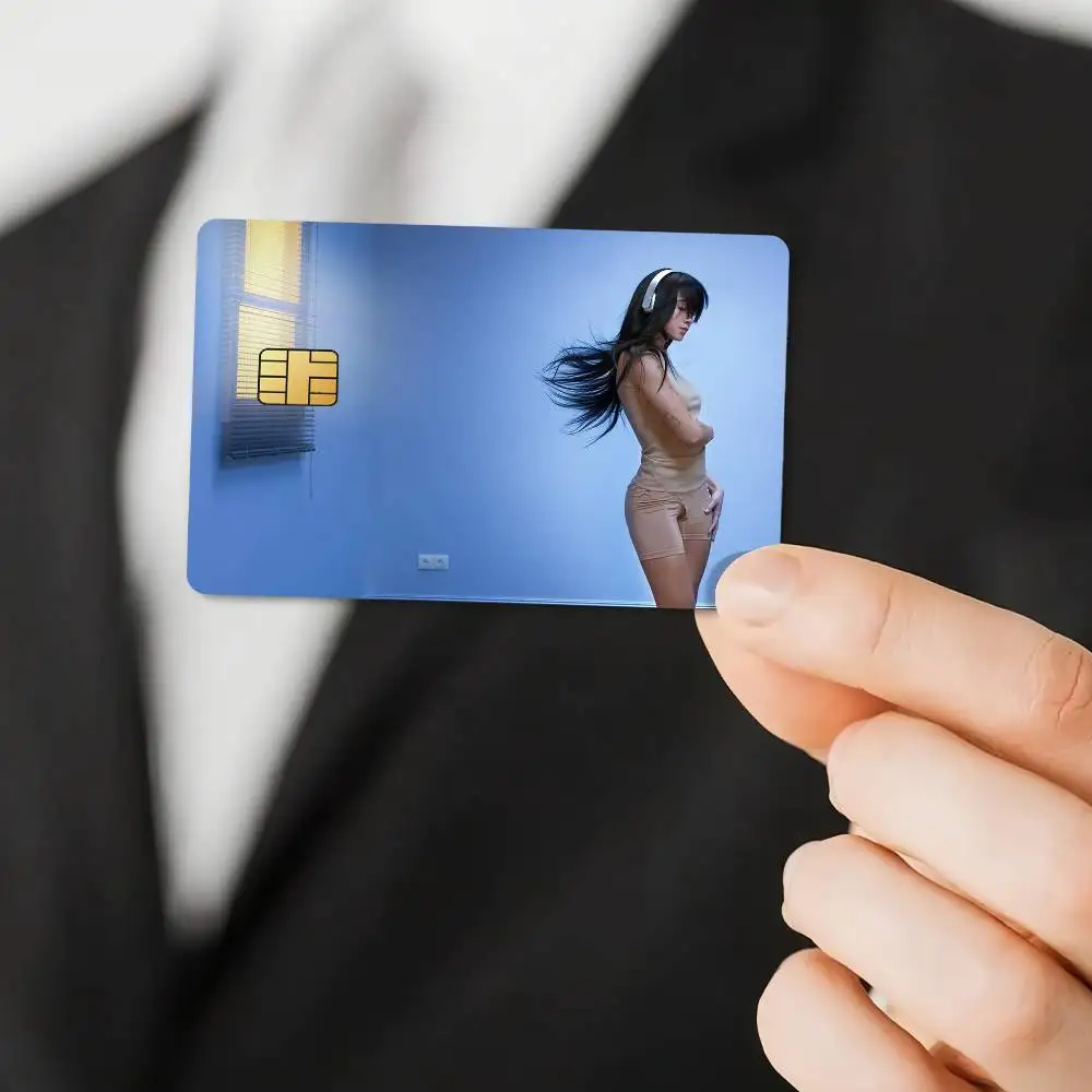 ملصقات جلدية لبطاقة الائتمان من Singer A-Aitana لبطاقة البنك والحافلة المتروية هدية مقاومة للماء #5