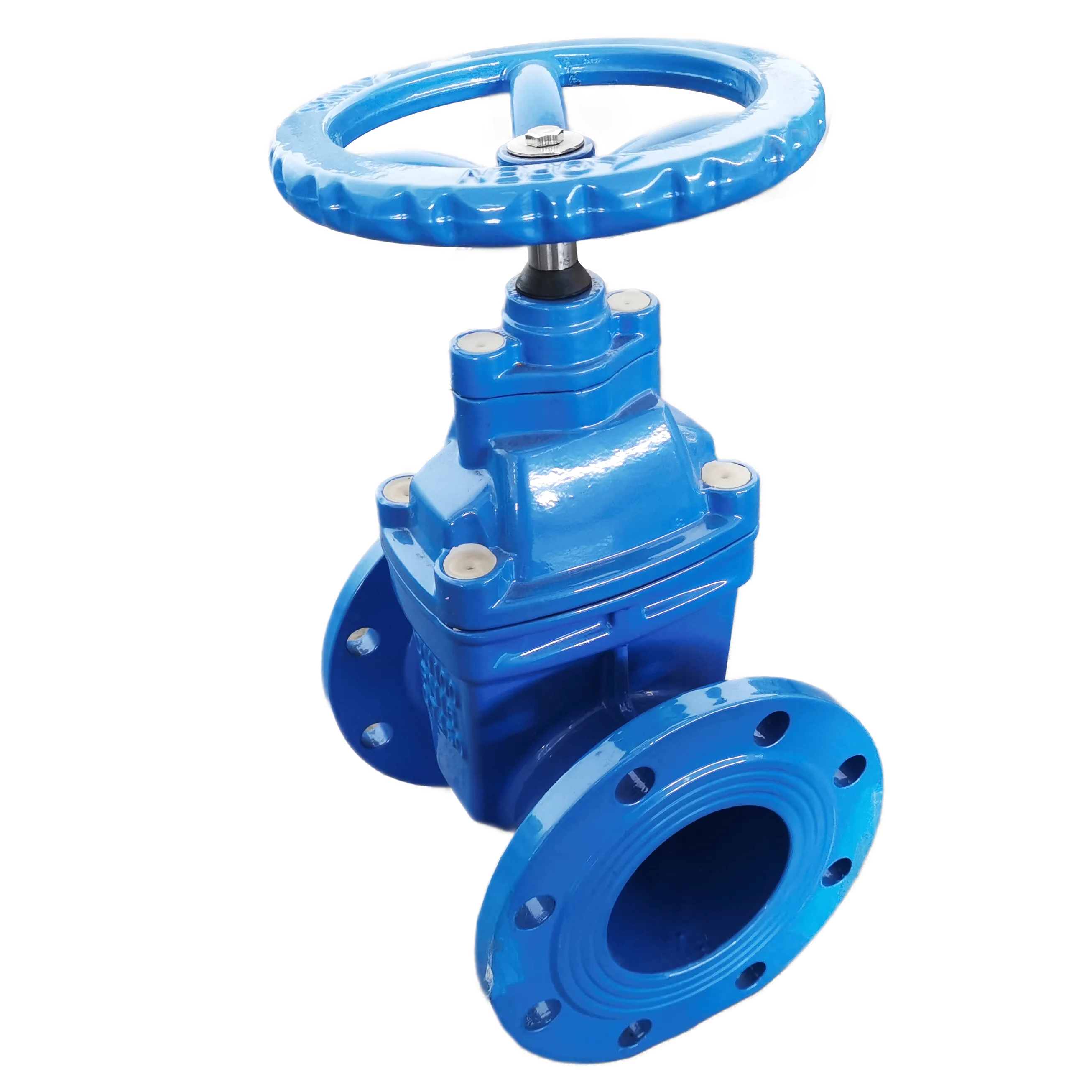 

China Manufacturers DN40-DN1200 Ductile Iron Resilient Seated Non Rising Stem 2 3 4 Inch Flange Prices Industrial Gate Valves