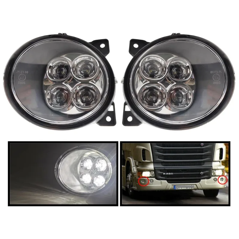 24V LED Front DRL Fog Light For Scania G440 G450 P380 P410 R450 R620 Truck Headlight Accessories Parts 1931614 1931613